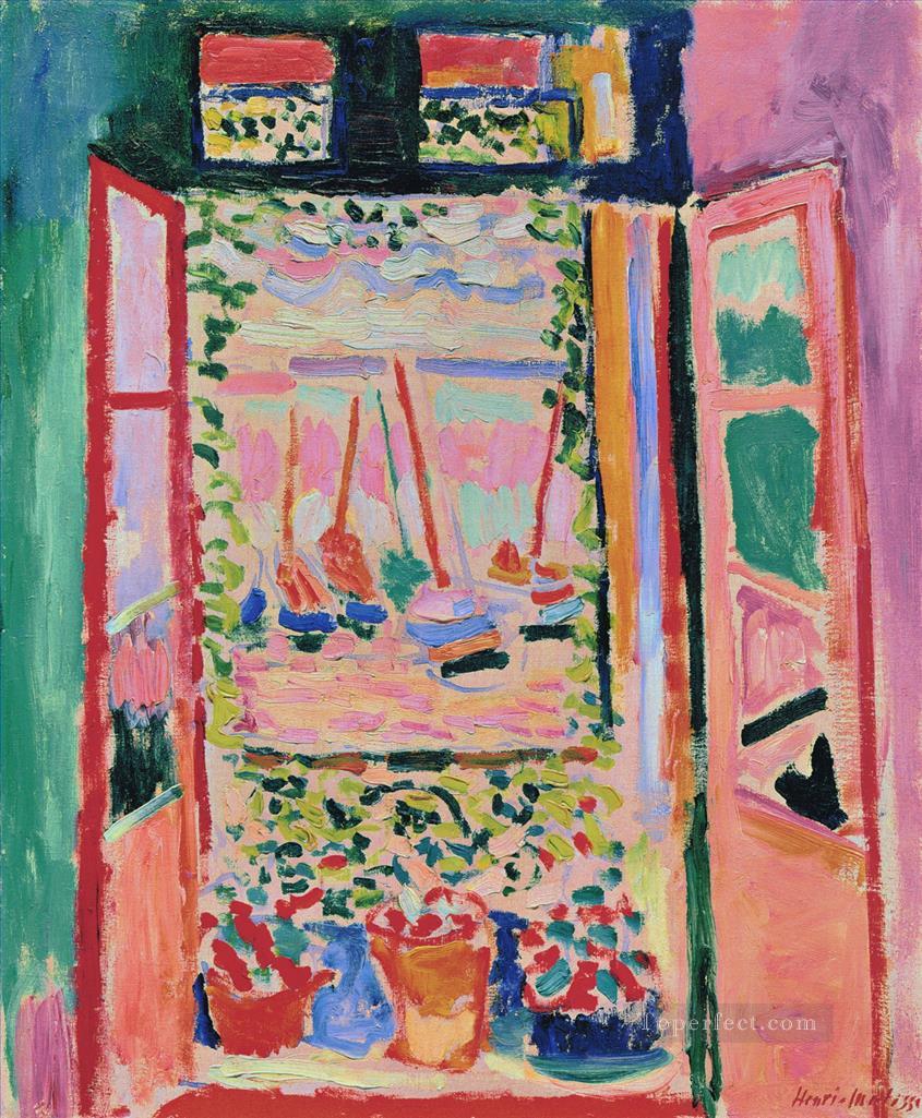 「窓」の抽象的フォービズム アンリ・マティス油絵